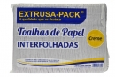 TOALHA INTERFOLHA EXTRUSA CREME 20X20 - PT.750FLS