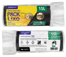 PACK LIXO 015 LITROS PRETO 39X58 FD 10X100 UN