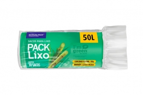 SACO DE LIXO IM GREEN 50 LITROS VERDE (63X80 CM) – FARDO COM 10 ROLOS (30 UND POR ROLO) SACO DE LIXO IM GREEN 50 LITROS VERDE (63X80 CM) – FARDO COM 10 ROLOS (30 UND POR ROLO)