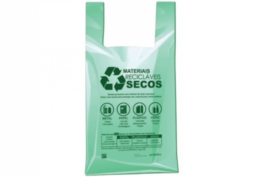 RMPK - SACOLA ABNT-1 VERDE 90 X 100 - PT.85UN