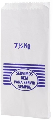 SACO PAPEL MONO SERVIMOS BEM 07,5KG - PT.500UN